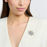 Thomas Sabo Brooch Star With White Stones Silver