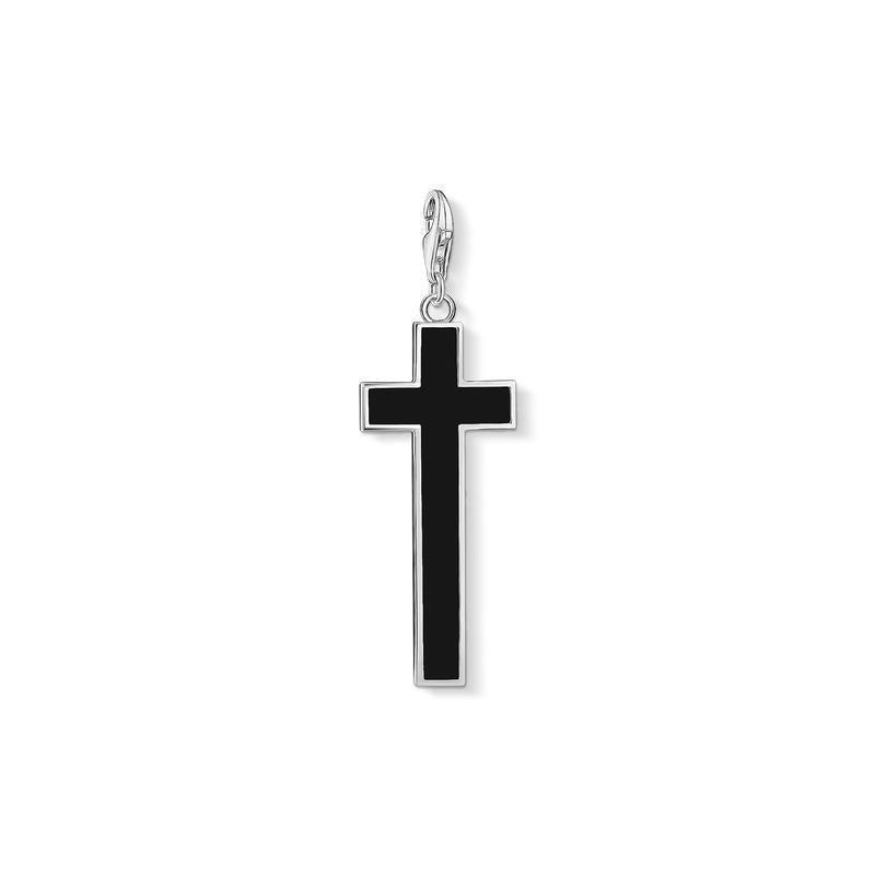 Thomas Sabo CHARM PENDANT BLACK CROSS