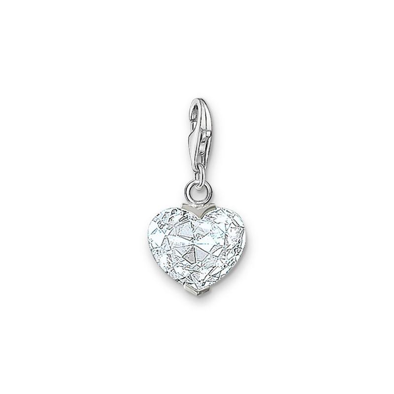 Thomas Sabo CHARM PENDANT WHITE HEART