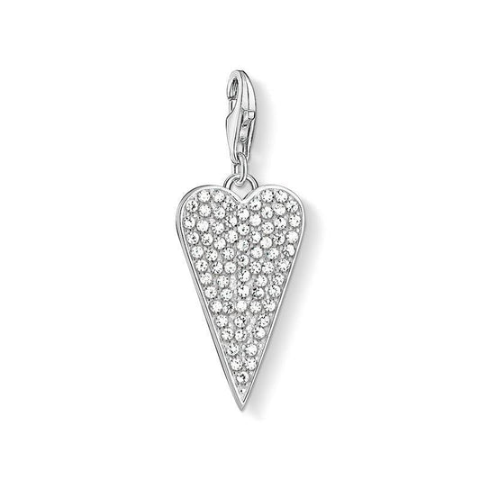 Thomas Sabo CHARM Pendant Heart PavÃ©