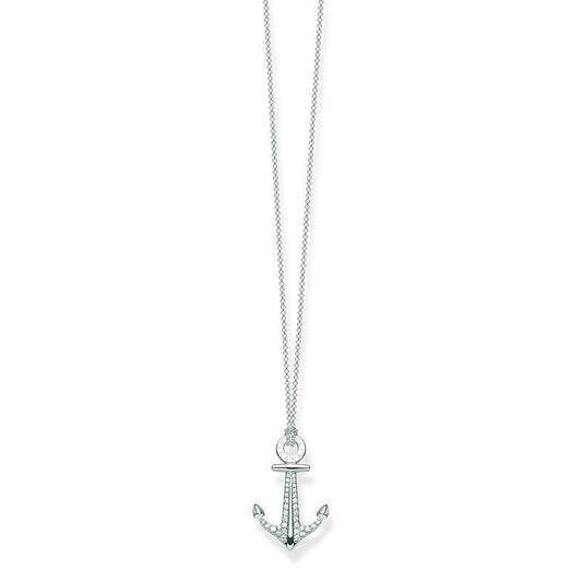 Thomas Sabo CZ Anchor Necklace