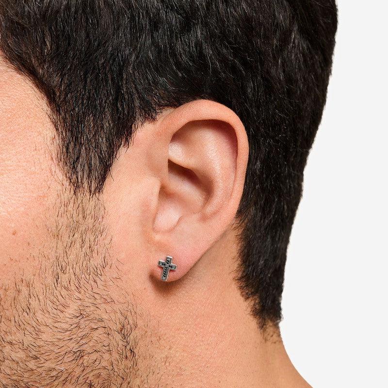 Thomas Sabo CZ Cross Stud Earrings