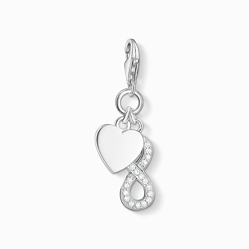 Thomas Sabo CZ Infinity With Heart Charm
