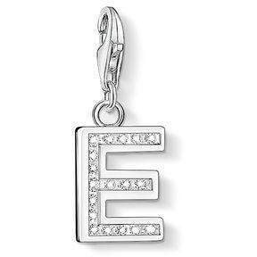 Thomas Sabo CZ Letter E Charm