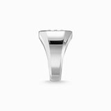 Thomas Sabo CZ Mens Onyx Compass Signet Ring