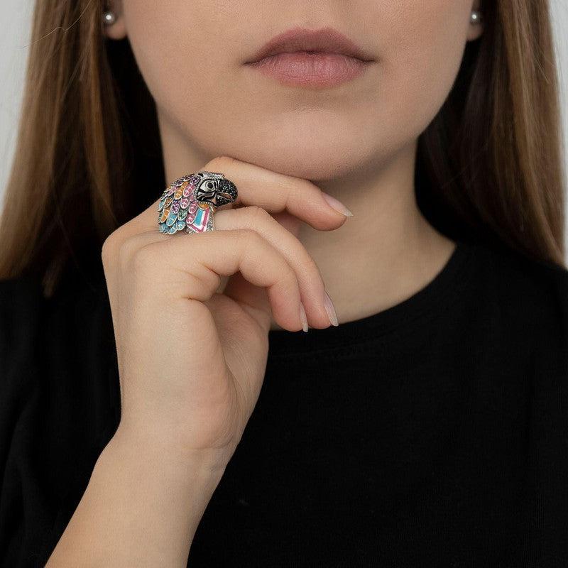 Thomas Sabo CZ Parrot Head Ring
