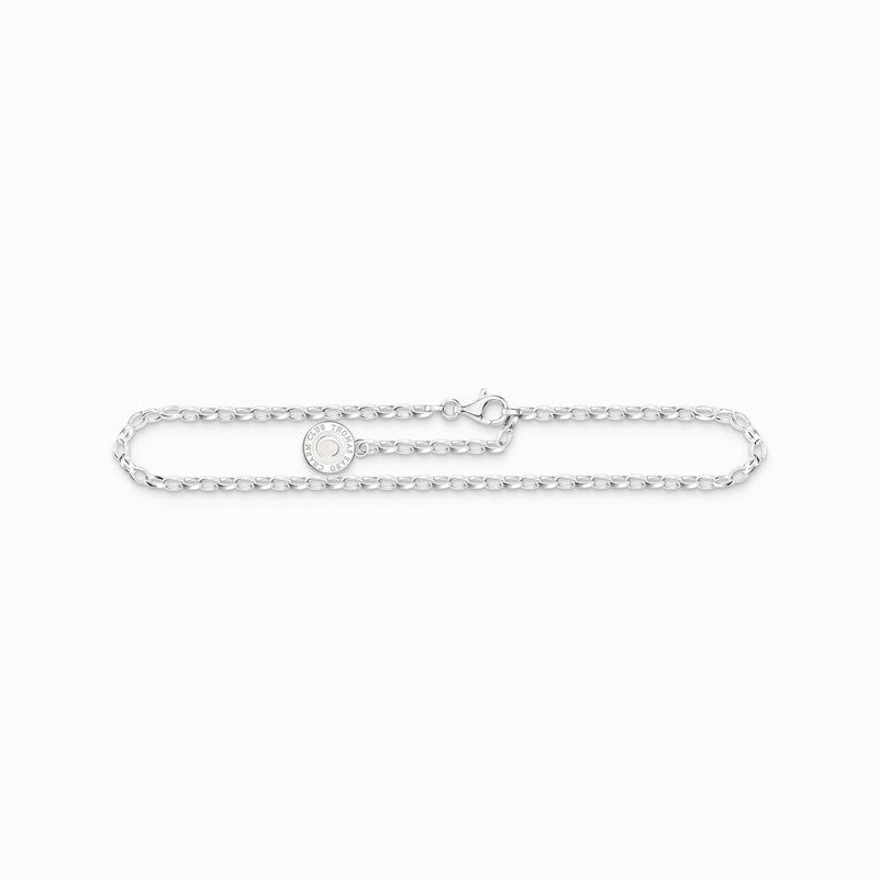 Thomas Sabo Charm Anklet with White Charmista Coin