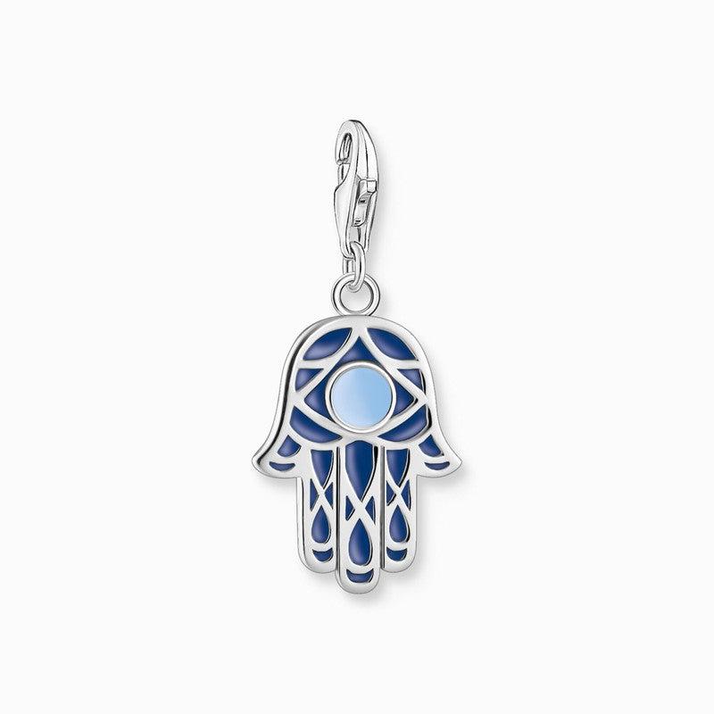 Thomas Sabo Charm Pendant - Blue FatimaÃ¢â‚¬Ëœs Hand