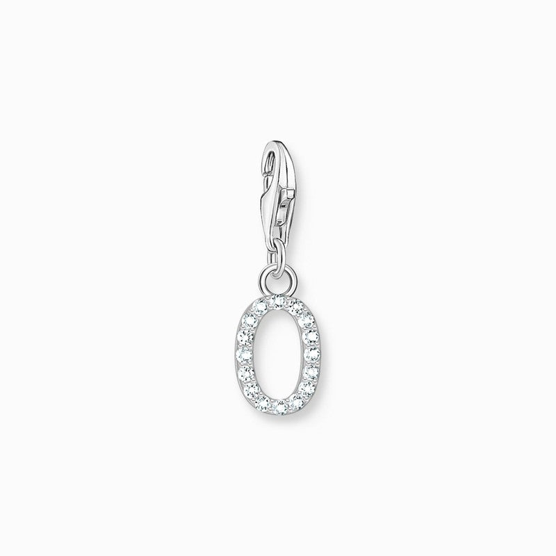 Thomas Sabo Charm Pendant Letter O with White Stones