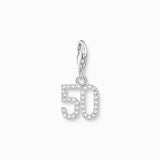 Thomas Sabo Charm Pendant - Number 50 with Zirconia