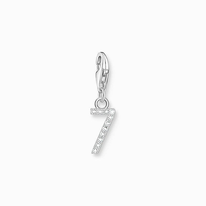 Thomas Sabo Charm Pendant - Number 7 with Zirconia