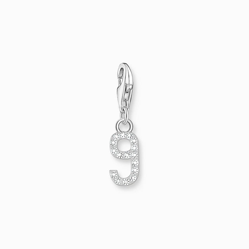 Thomas Sabo Charm Pendant - Number 9 with Zirconia