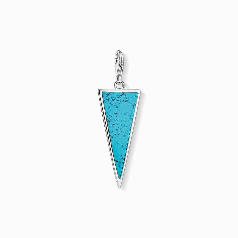 Thomas Sabo Charm Pendant - Triangle - Turquoise