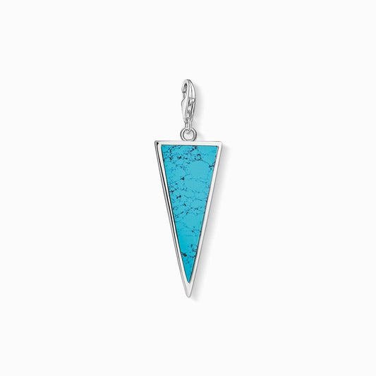 Thomas Sabo Charm Pendant - Triangle - Turquoise