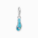 Thomas Sabo Charm Pendant - Turquoise Flip flop with Colorful Stones