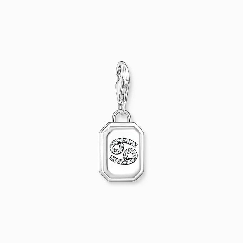 Thomas Sabo Charm Pendant - Zodiac Sign Cancer with Zirconia