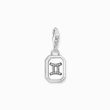 Thomas Sabo Charm Pendant - Zodiac Sign Gemini with Zirconia