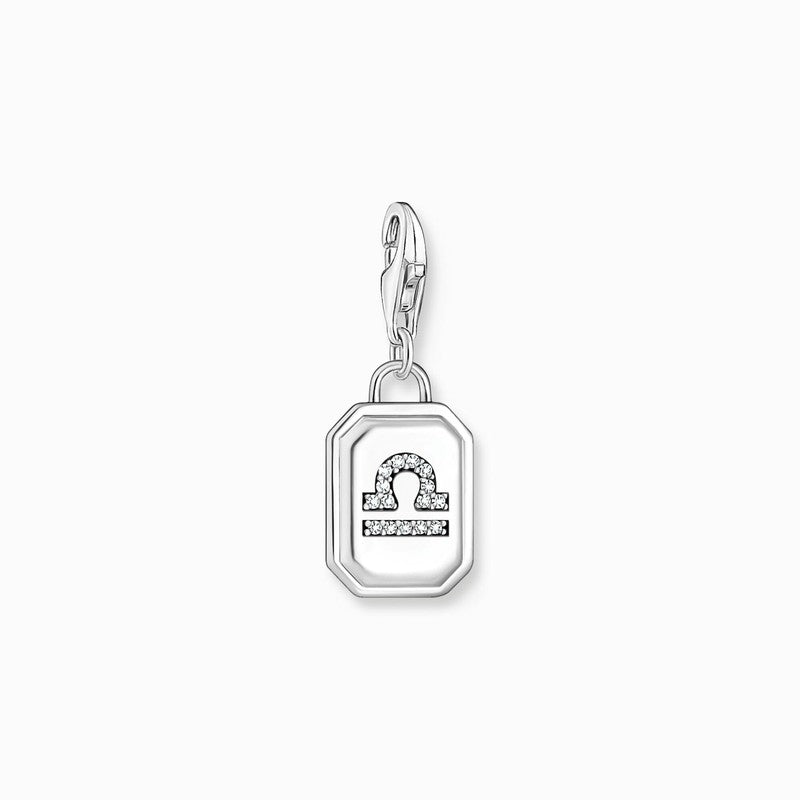 Thomas Sabo Charm Pendant - Zodiac Sign Libra with Zirconia