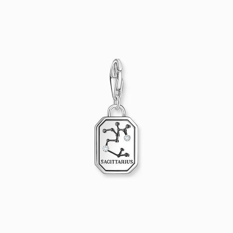 Thomas Sabo Charm Pendant - Zodiac Sign Sagittarius with Zirconia