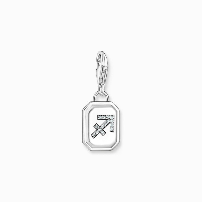 Thomas Sabo Charm Pendant - Zodiac Sign Sagittarius with Zirconia