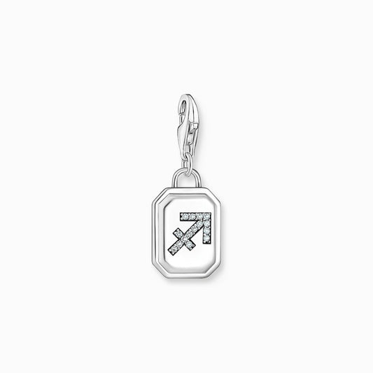 Thomas Sabo Charm Pendant - Zodiac Sign Sagittarius with Zirconia