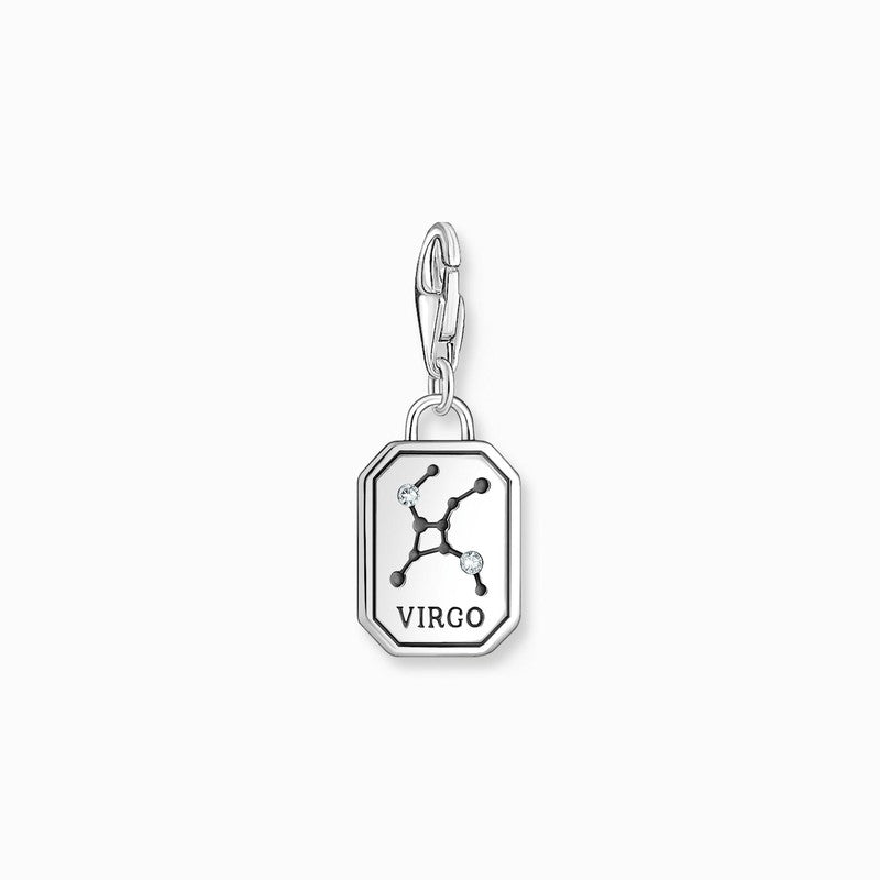 Thomas Sabo Charm Pendant - Zodiac Sign Virgo with Zirconia