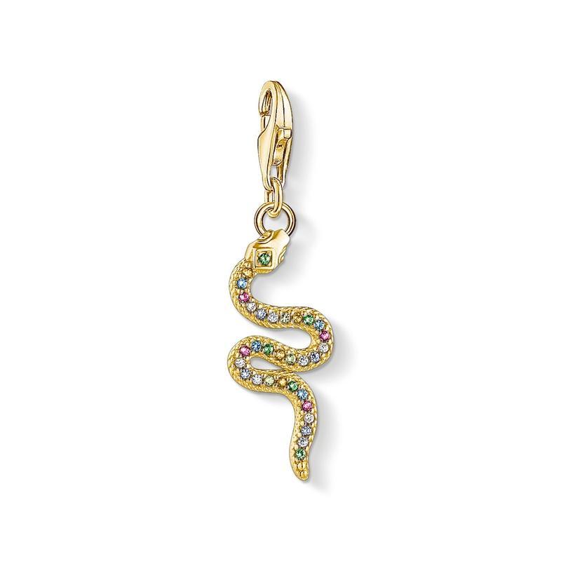 Thomas Sabo Charm pendant Colourful snake