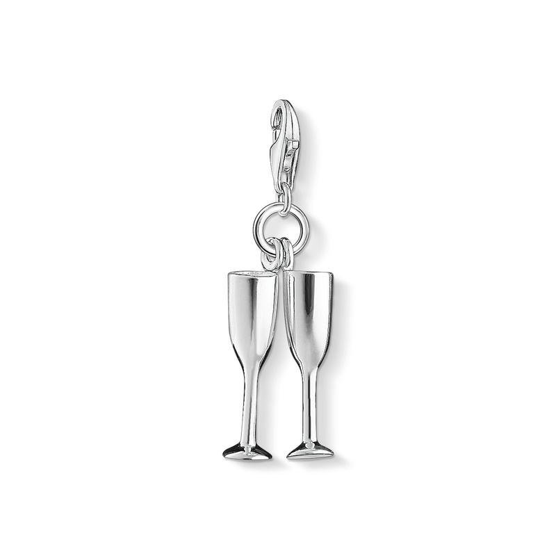 Thomas Sabo Charm pendant champagne glasses