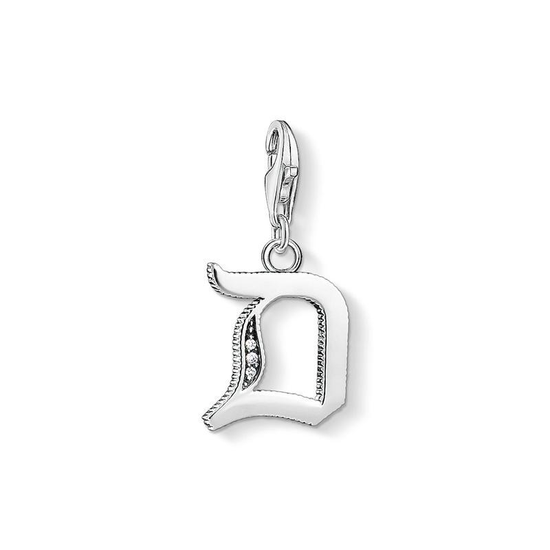 Thomas Sabo Charm pendant letter D silver