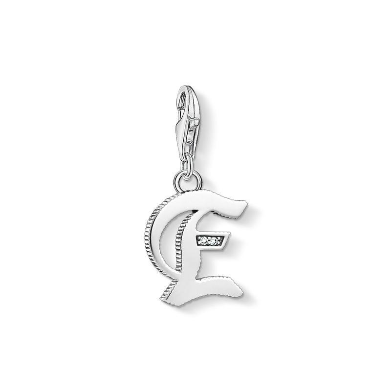 Thomas Sabo Charm pendant letter E silver