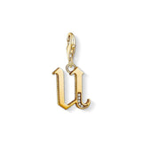 Thomas Sabo Charm pendant letter U gold