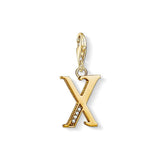 Thomas Sabo Charm pendant letter X gold