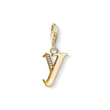 Thomas Sabo Charm pendant letter Y gold