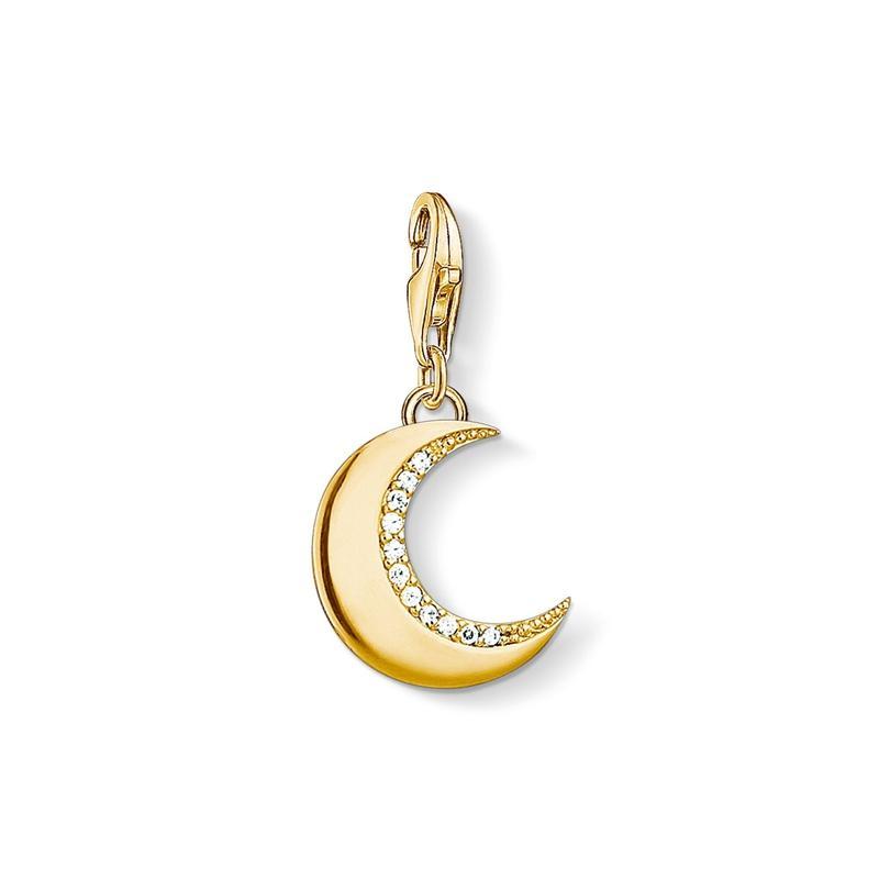 Thomas Sabo Charm pendant moon gold