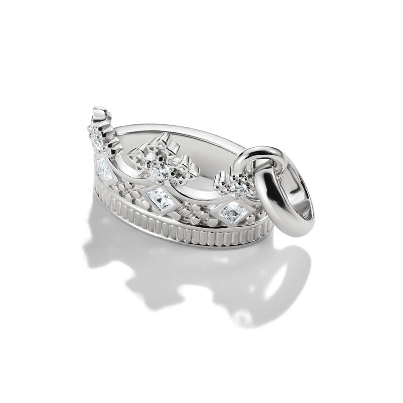 Thomas Sabo Dazzling Sterling Silver Crown Charm