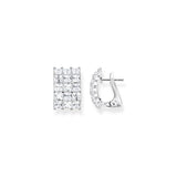 Thomas Sabo Ear clip white stones Pave silver