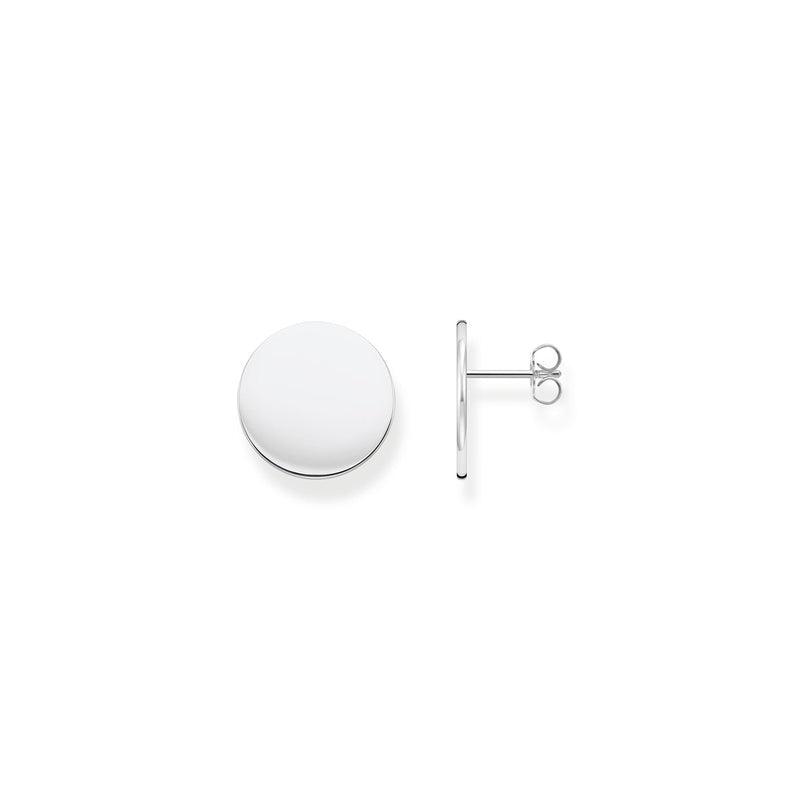 Thomas Sabo Ear studs disc silver