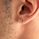 Thomas Sabo Ear studs skull king gold