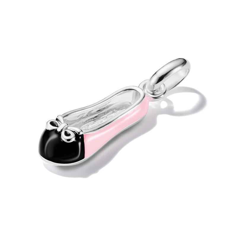 Thomas Sabo Elegant Pink Ballerina Shoe Charm