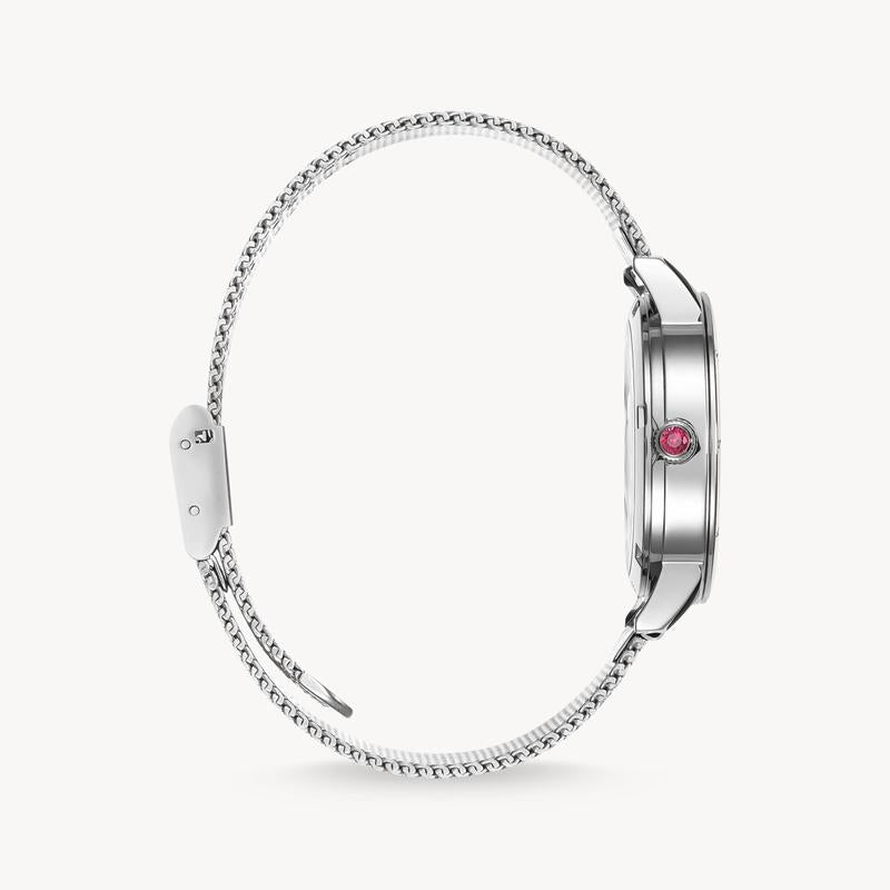 Thomas Sabo Elegant Silver-Colored Snake Milanese Bracelet Watch