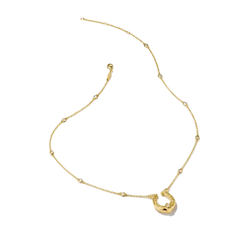 Thomas Sabo Elyndra 18k Gold Plated Horseshoe Necklace