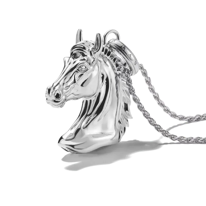 Thomas Sabo Elyndra Silver Horse Head Necklace