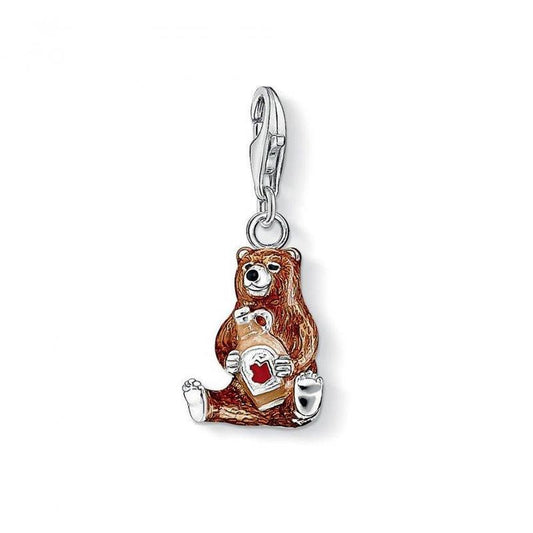 Thomas Sabo Enamel Honey Bear Charm