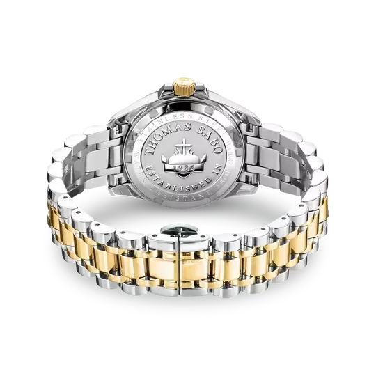 THOMAS SABO Women's Watch Flowers Bicolour WA0382-291-201