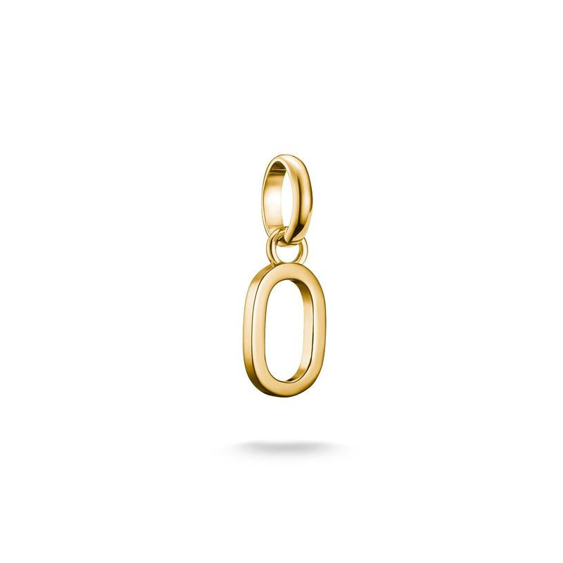 Thomas Sabo Gold-Plated Letter O Connect Charm Pendant