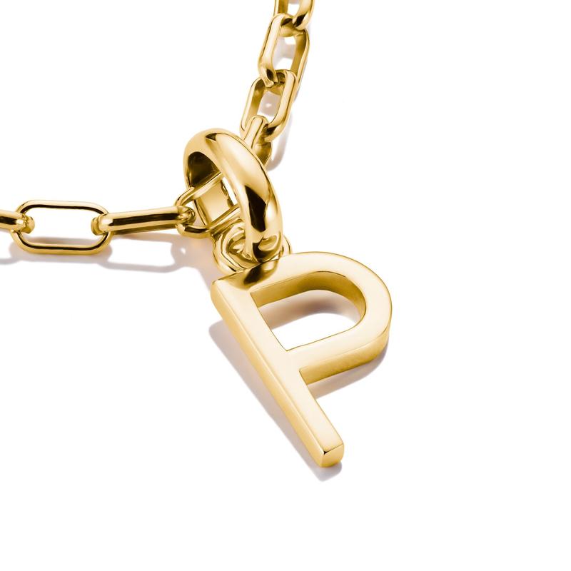 Thomas Sabo Gold‑Plated Letter P Pendant