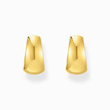 Thomas Sabo Gold-plated Classic Hoop Earrings, Trapezoidal Shape