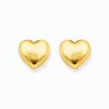 Thomas Sabo Gold-plated Earrings in Heart-shape