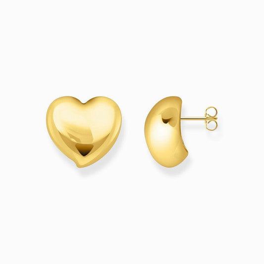 Thomas Sabo Gold-plated Earrings in Heart-shape