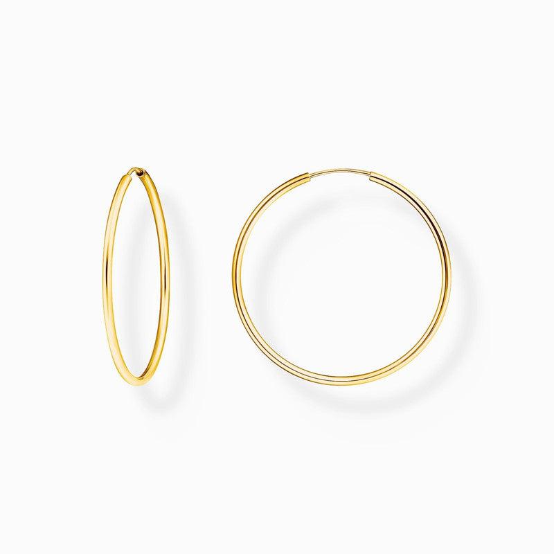 Thomas Sabo Gold-plated Medium Hoop Earrings